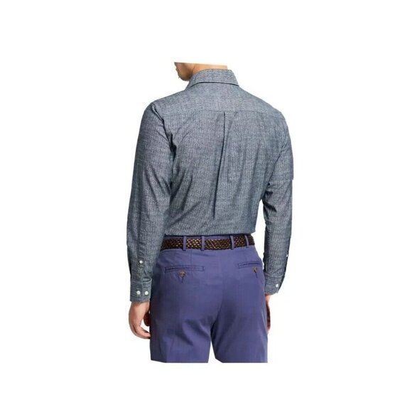 Peter Millar Men's Arrowhead Pattern Sport Shirt. Size XL - Picture 2 of 9